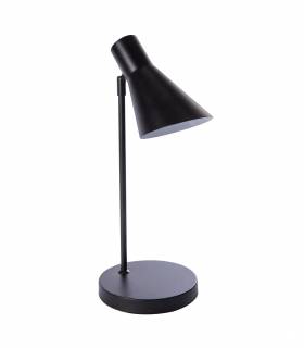 Lussiol - Lampe de chevet design ceramique noire et imitation bois 29x14cm  - Lampes à poser - Rue du Commerce