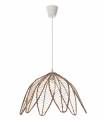 lampe pendante rotin