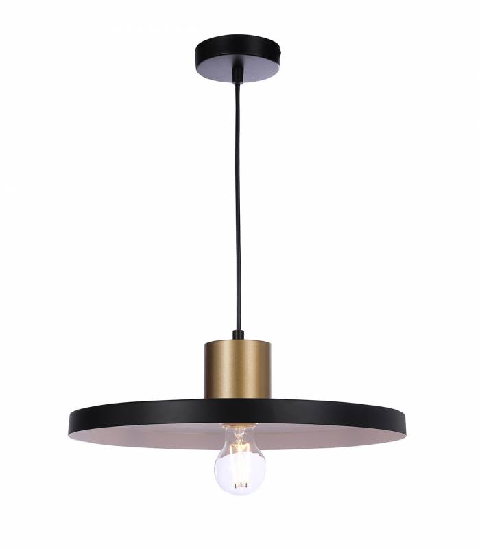 luminaire-pendant-dicque-cylindre-metal-moir-or