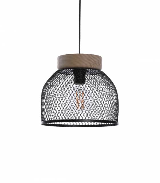 LUSSIOL Luminaire Alana - Lustre Bohème En Corde Tressée Naturelle, Suspension Diam. 58 Cm, Style Naturel Chic