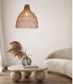 Luminaire en rotin, grande suspension ZENA, elle sera très joli dans votre intérieur de style bohème, de style hygge, comptempor