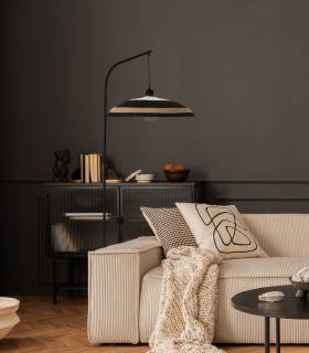 Ce lampadaire apporte une touche Cocoon à votre intérieur