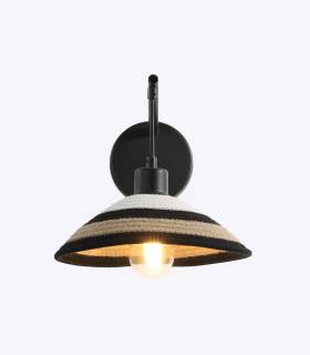 applique murale noire, naturelle et blanche pour un rendu chic et cocooning