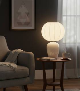 lampe à poser Emma, pour rendu doux et chaleureux