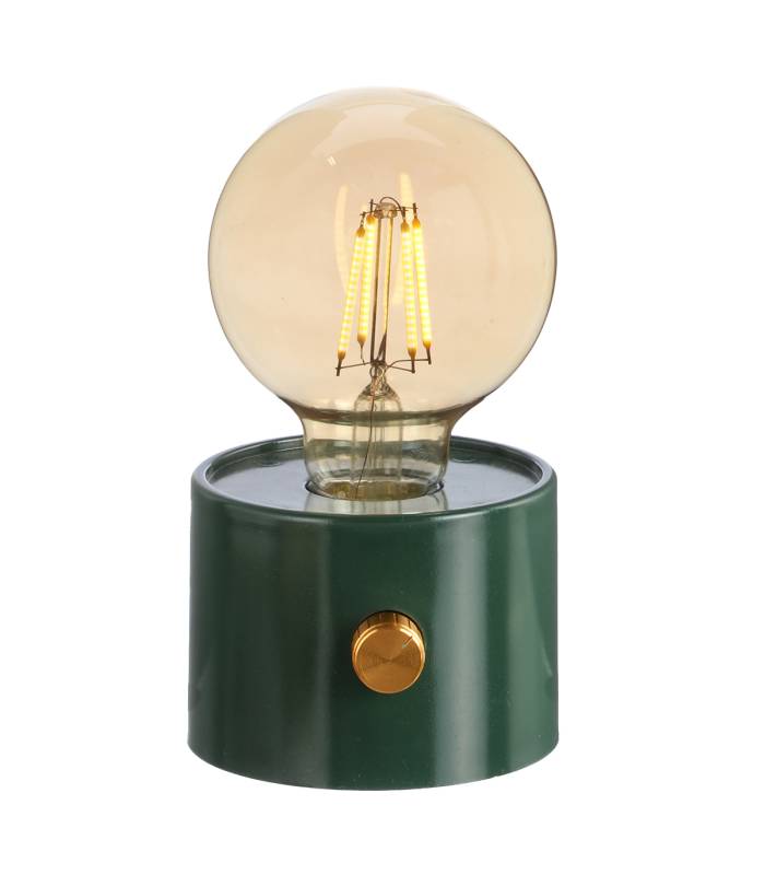 Lampe POPY verte, un luminaire décoratif nomade et tendance