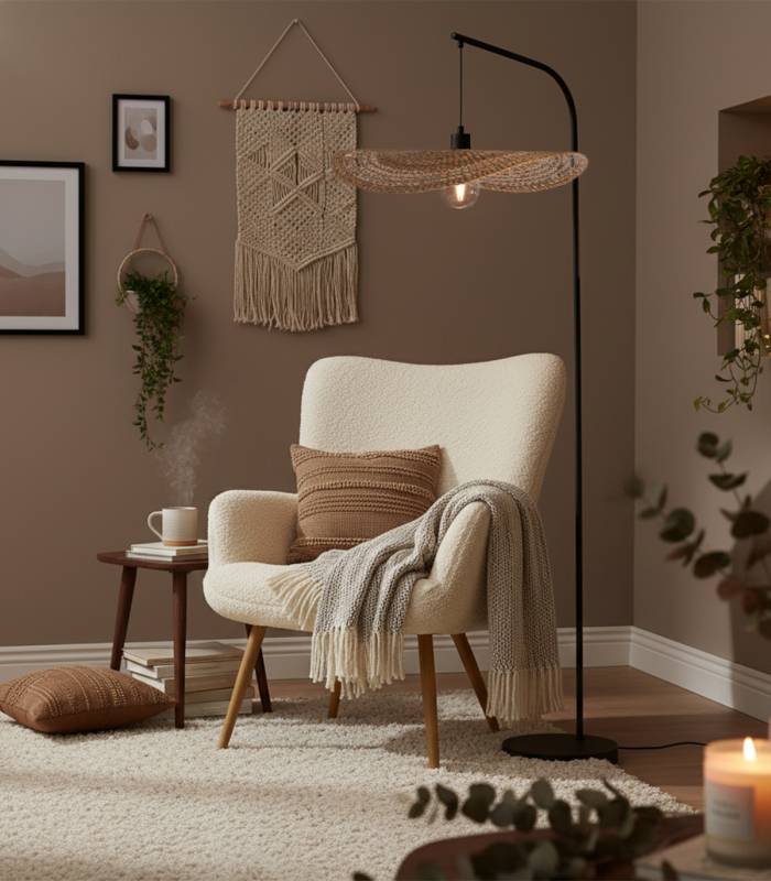 Idéal pour un coin lecture, un salon ou une chambre, ce lampadaire au design épuré s’intègre facilement dans tous les intérieurs