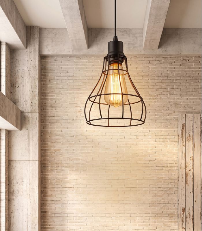 Suspension HOUSTON, suspension industrielle pour un loft