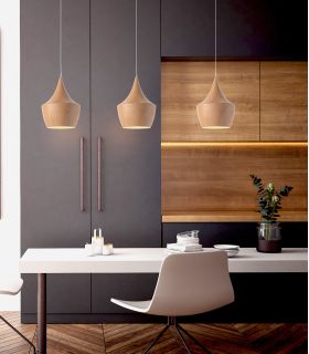 Suspension HORTEN bois miel