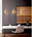 Suspension HORTEN bois miel
