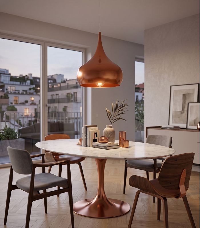 Suspension LOUXOR Rouille