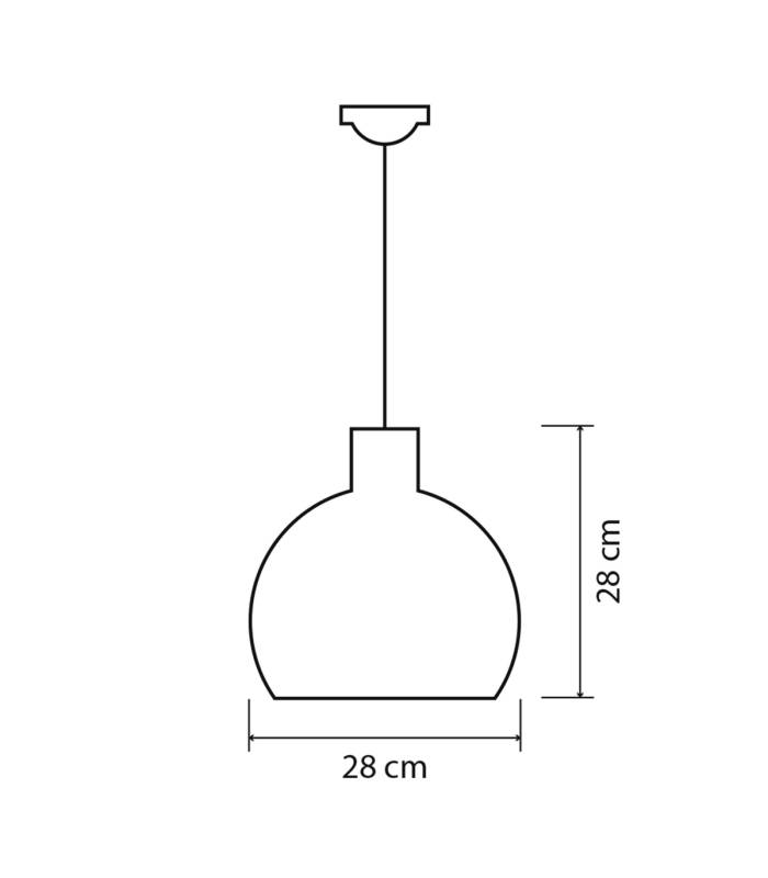 Suspension ATHENA Noir