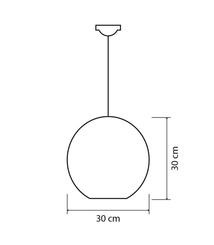 Suspension AURORE Blanc