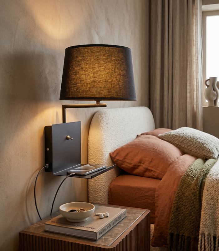 applique Tulsa mis en situation dans une chambre