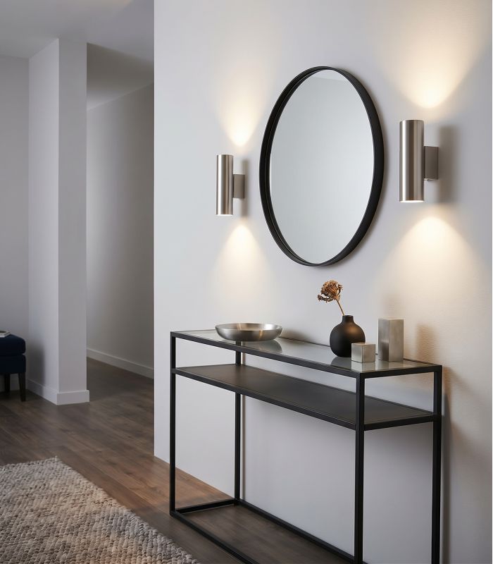 Applique FIGURA gris aluminium
