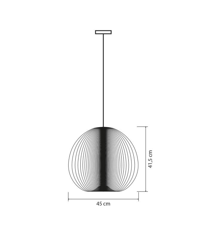 Suspension CAGE blanc
