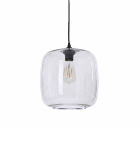 suspension-design-verre-transparent gris fume-simple-efficace