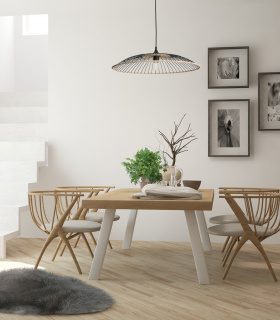 Suspension SOLIFLORE  60 cm Noir